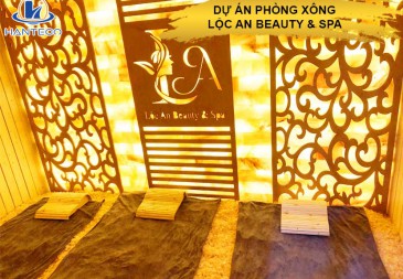 Dự án tổ hợp phòng xông - bồn sục tại Lộc An Beauty & Spa